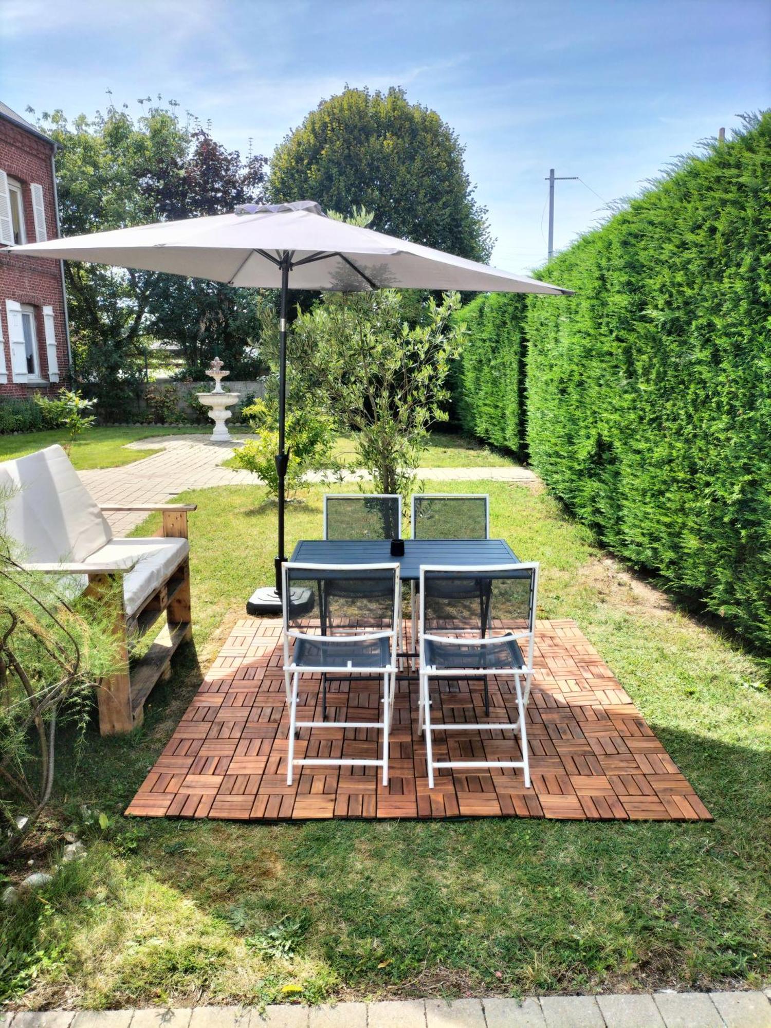 Studio Privatif Avec Jardin 4 Personnes Berck Dış mekan fotoğraf